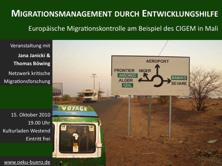 migrationsmanagement durch entwicklungshilfe