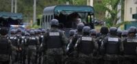 Aufgebot der honduranischen Militärpolizei im Rahmen des neuen Sicherheitsplans