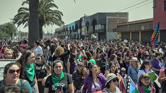 FLINTA* und Indigene rütteln an den Machtstrukturen. Wie hier am 8. Mai 2020 in Chile